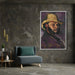 Man in a Straw Hat by Paul Cezanne - Canvas Artwork