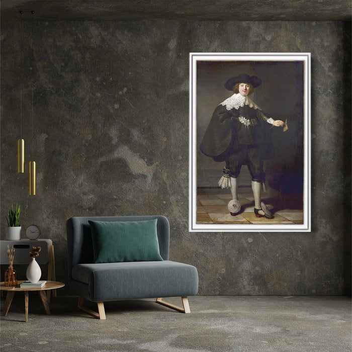 Portrait Of Maerten Soolmans by Rembrandt - Canvas Artwork