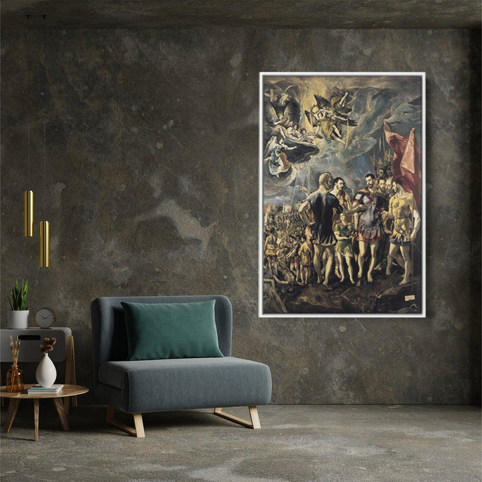 Martyrdom of St. Maurice and His Legions by El Greco - Canvas Artwork