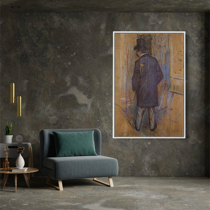 Monsieur Louis Pascal from the Rear by Henri de Toulouse-Lautrec - Canvas Artwork