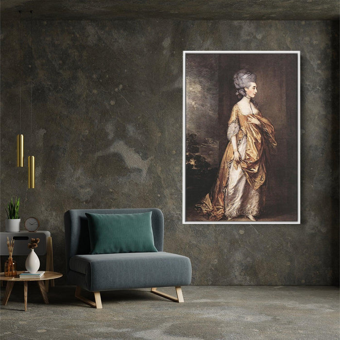 Mrs. Grace Dalyrimple Elliott by Thomas Gainsborough - Canvas Artwork