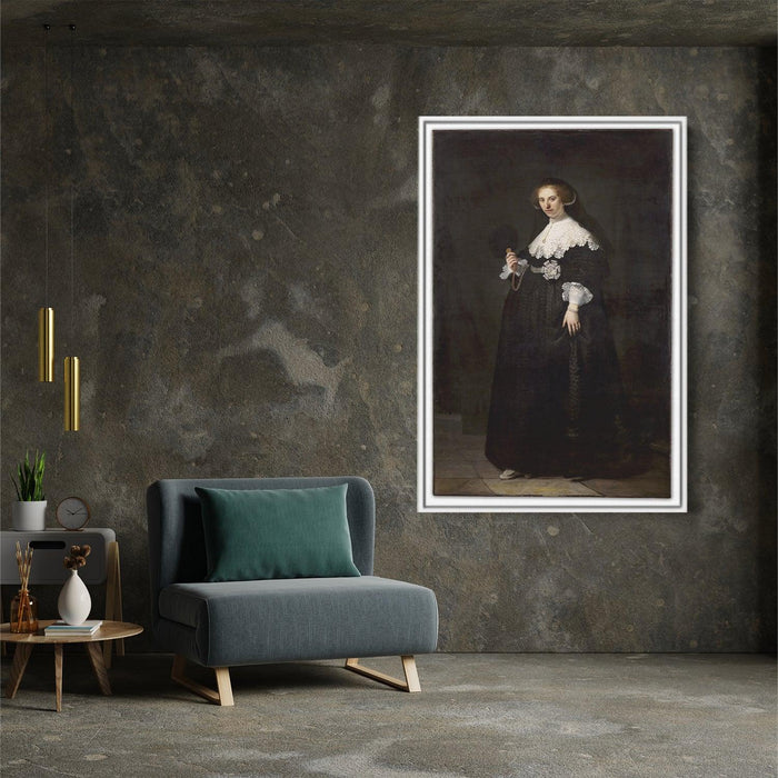 Portrait of Oopjen Coppit by Rembrandt - Canvas Artwork