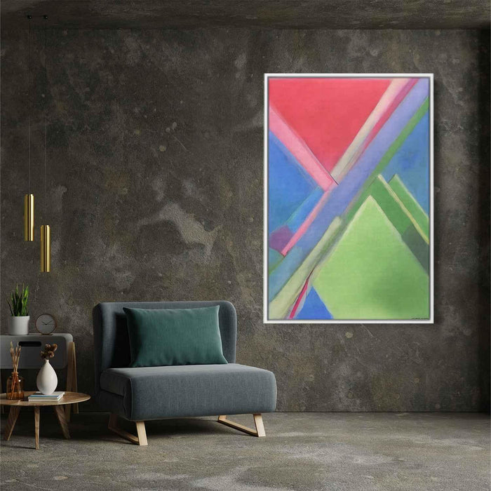 Pastel Bauhaus Triangles #225 - Kanvah