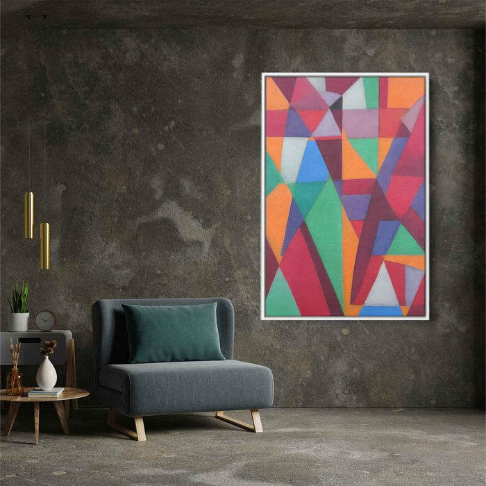 Pastel Bauhaus Triangles #228 - Kanvah