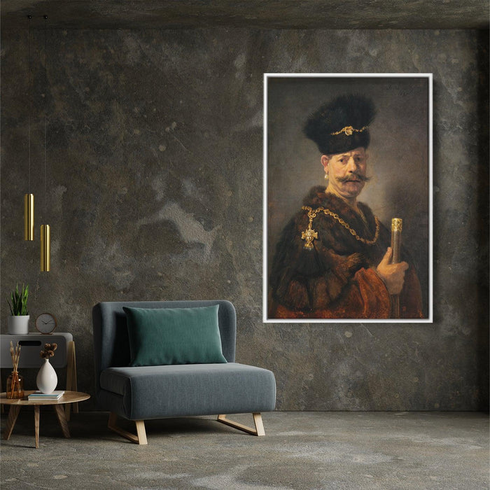 Polish Nobleman by Rembrandt - Canvas Artwork