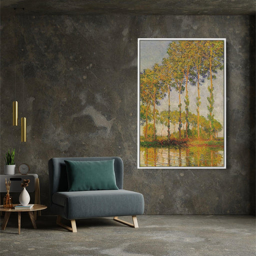 Poplars, Row in Autumn by Claude Monet - Canvas Artwork