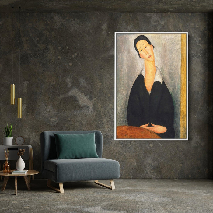 Portrait of a Polish Woman by Amedeo Modigliani - Canvas Artwork