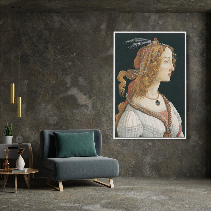 Portrait of a Young Woman by Titian - Canvas Artwork