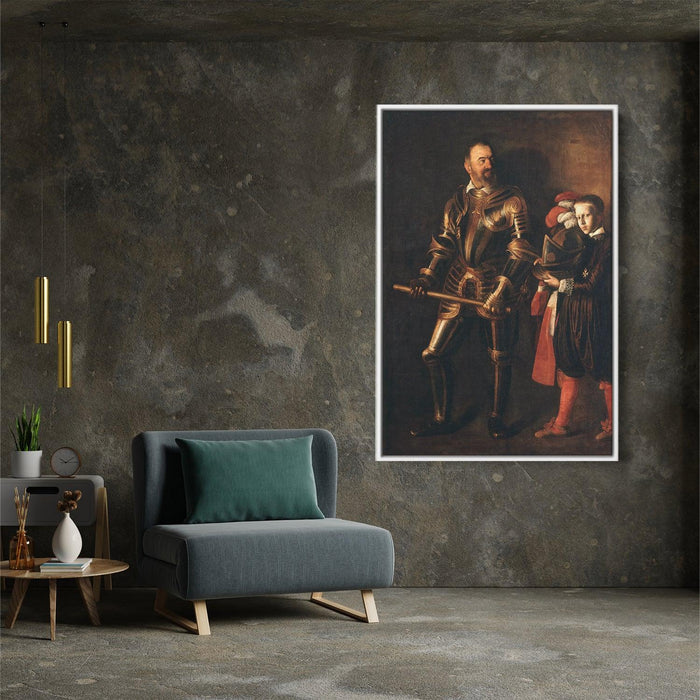 Portrait of Alof de Wignacourt and his Page by Caravaggio - Canvas Artwork