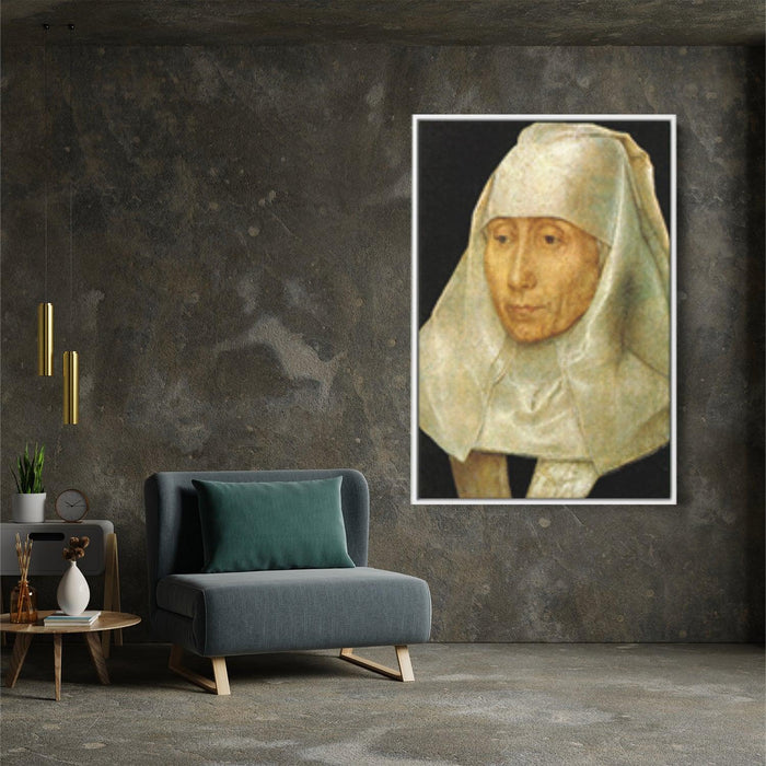 Portrait of an Old Woman by Hans Memling - Canvas Artwork