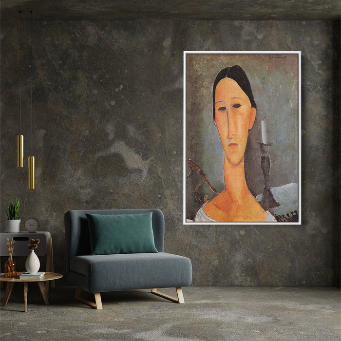 Portrait of Anna Zborowska by Amedeo Modigliani - Canvas Artwork