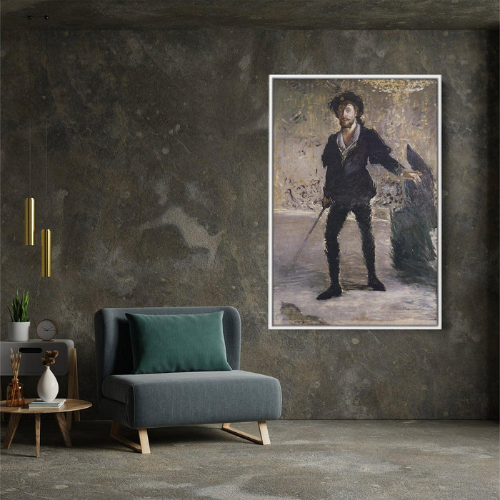 Portrait of Faure as Hamlet by Edouard Manet - Canvas Artwork