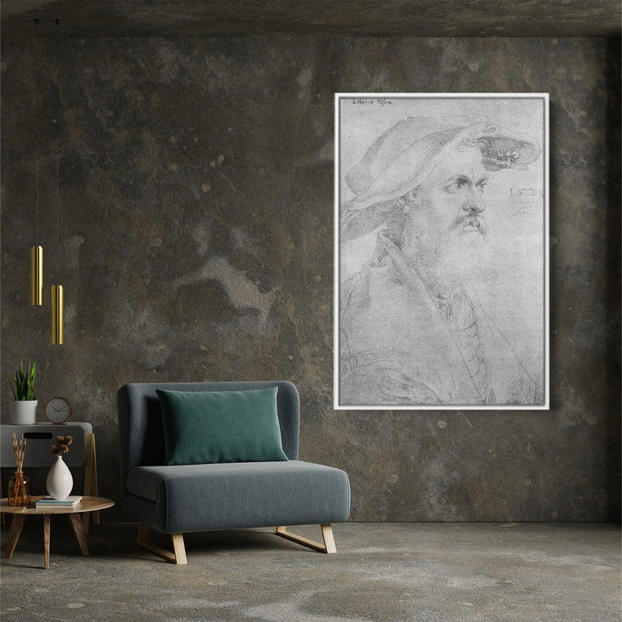 Portrait of Hesse Eobanus by Albrecht Durer - Canvas Artwork