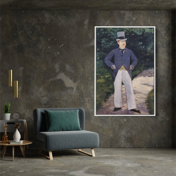 Portrait of Monsieur Brun by Edouard Manet - Canvas Artwork