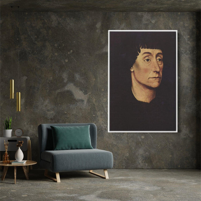 Portrait of Pierre de Beffremont by Rogier van der Weyden - Canvas Artwork