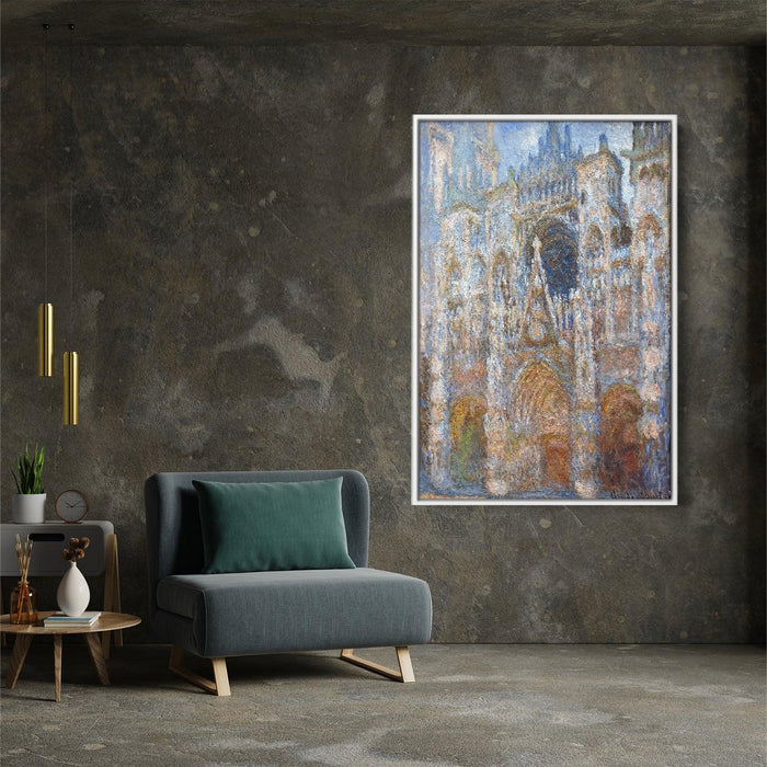 Rouen Cathedral, Magic in Blue by Claude Monet - Canvas Artwork