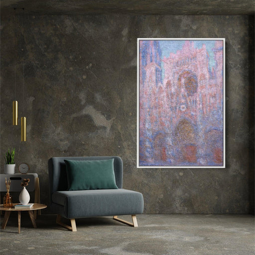 Rouen Cathedral, Symphony in Grey and Rose by Claude Monet - Canvas Artwork