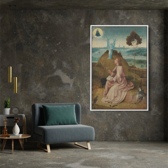Saint John the Evangelist on Patmos by Hieronymus Bosch - Canvas Artwork