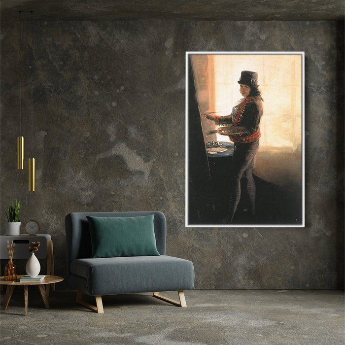 Self-portrait in the Studio by Francisco Goya - Canvas Artwork
