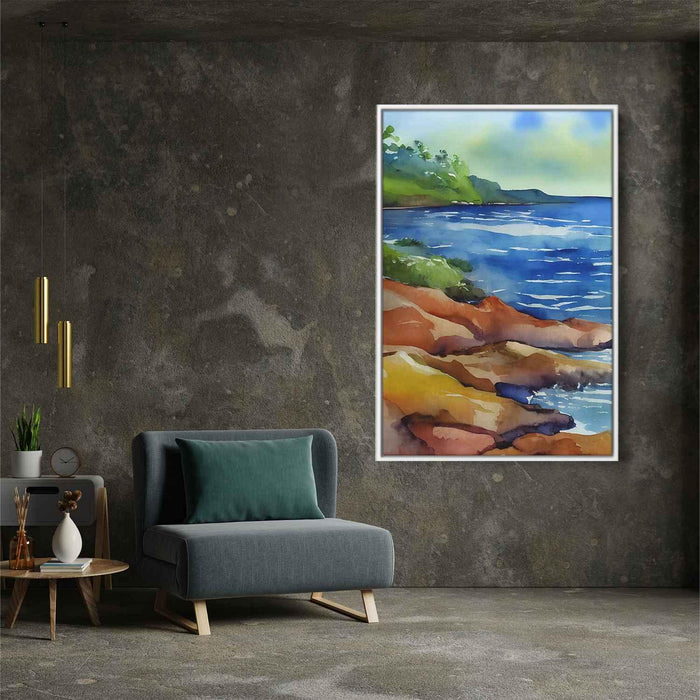Watercolor Coastal #211 - Kanvah