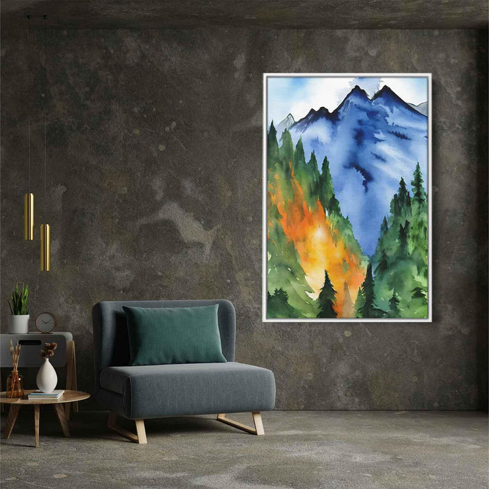 Watercolor Mountain #224 - Kanvah