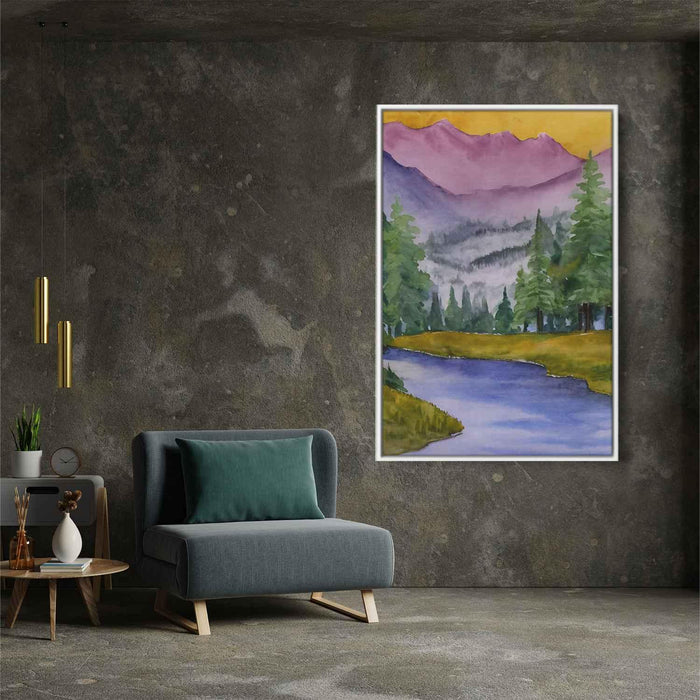 Watercolor Mountain #238 - Kanvah