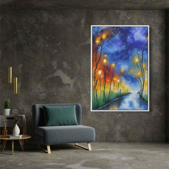 Watercolor Night #219 - Kanvah