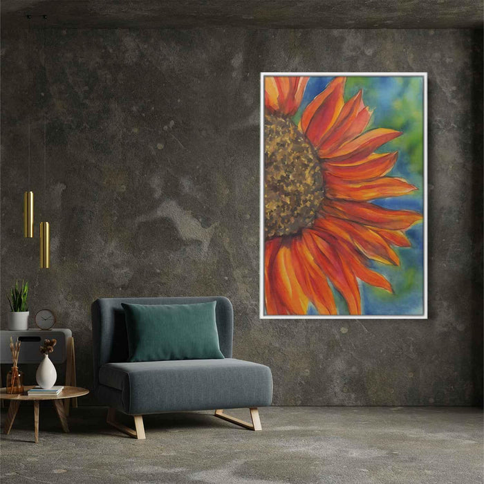 Watercolor Sunflower #204 - Kanvah