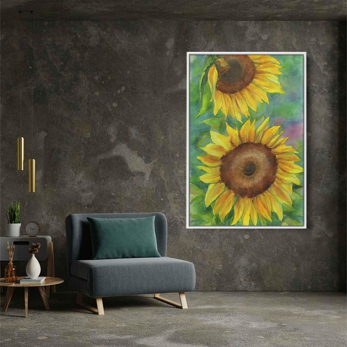 Watercolor Sunflower #228 - Kanvah