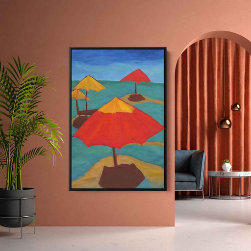 Abstract Beach Umbrellas #214 - Kanvah