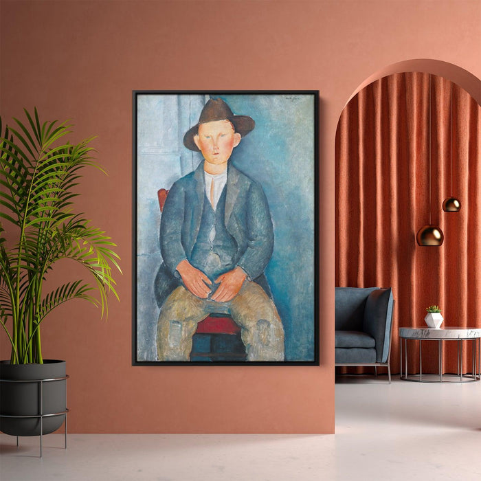 The Little Peasant by Amedeo Modigliani - Canvas Artwork