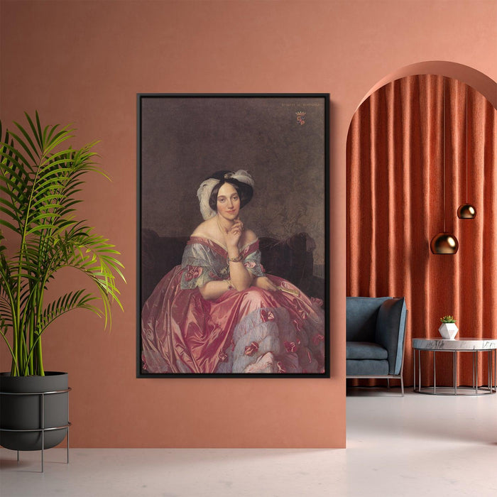 Baronesss Betty de Rothschild by Jean Auguste Dominique Ingres - Canvas Artwork