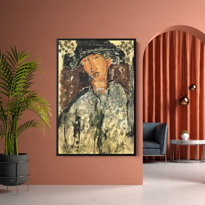 Chaim Soutine by Amedeo Modigliani - Canvas Artwork