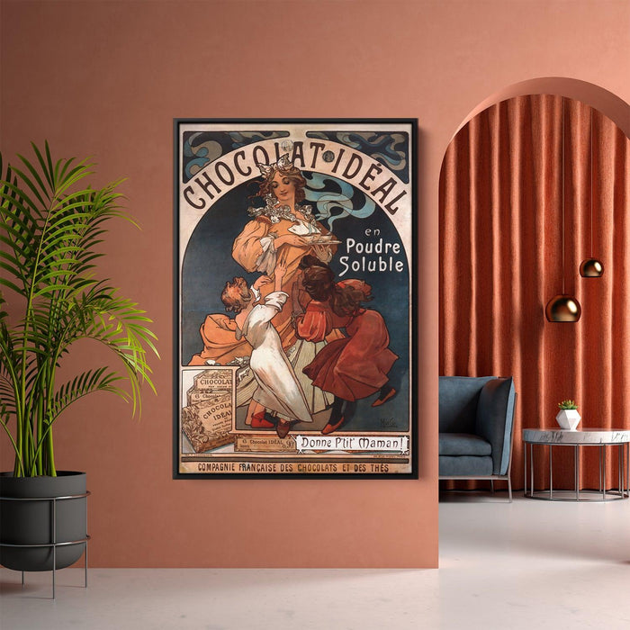 Chocolat Ideal by Alphonse Mucha - Canvas Artwork