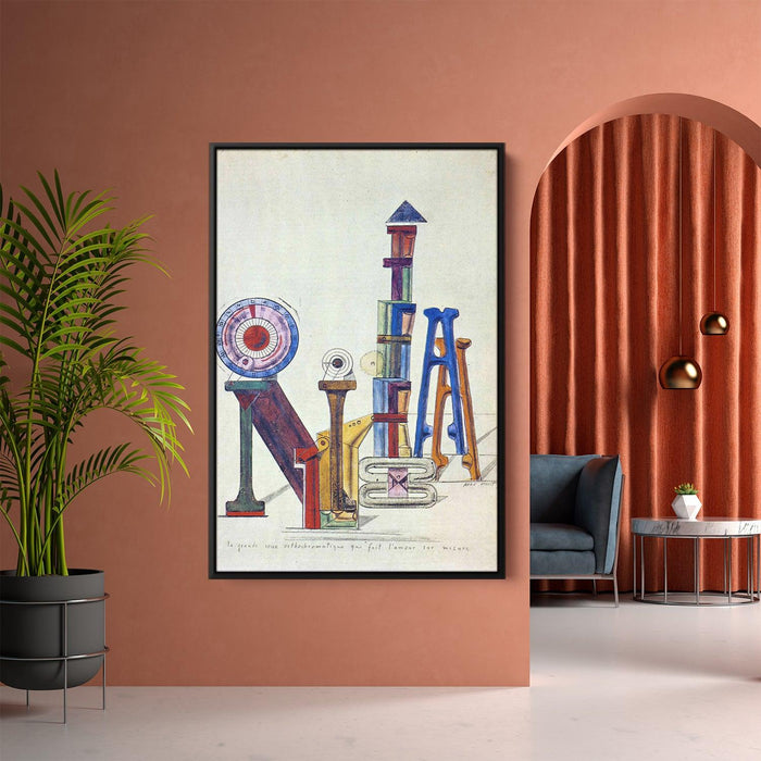 La Grande Roue Orthochromatique… by Max Ernst - Canvas Artwork