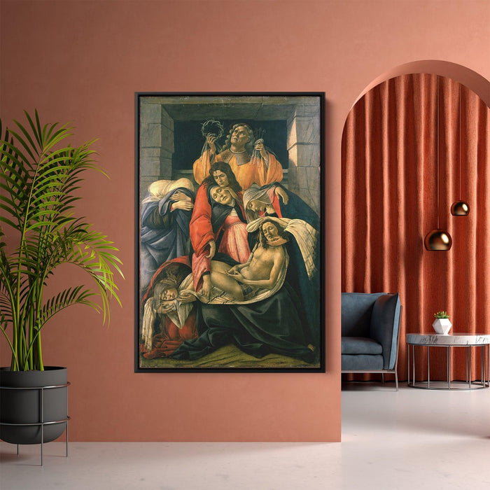 Lamentation over the Dead Christ with Saints by Sandro Botticelli - Canvas Artwork