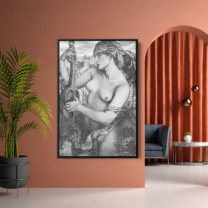 Ligeia Siren by Dante Gabriel Rossetti - Canvas Artwork