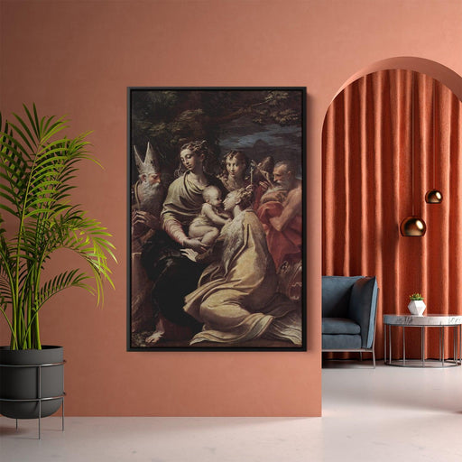 Madonna and Child with Saints by Parmigianino - Canvas Artwork
