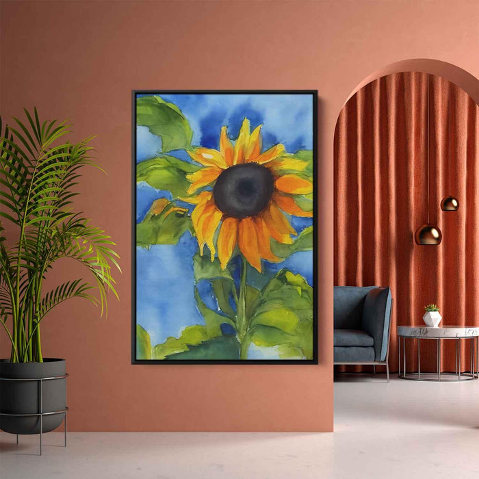 Watercolor Sunflower #227 - Kanvah