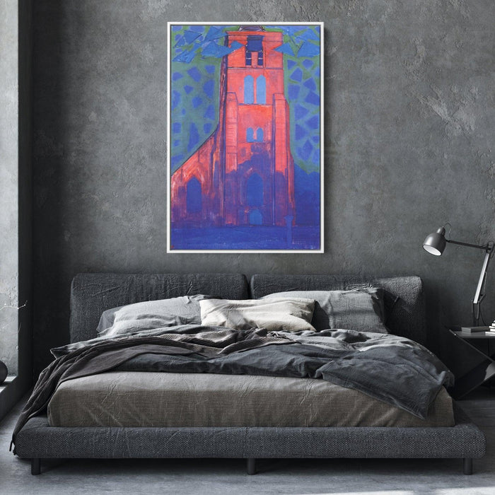 Church tower at Domburg by Piet Mondrian - Canvas Artwork