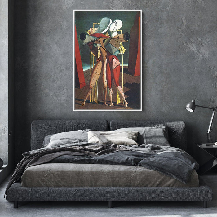 Hector and Andromache by Giorgio de Chirico - Canvas Artwork