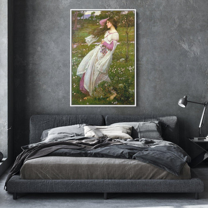 Windflowers by John William Waterhouse - Canvas Artwork