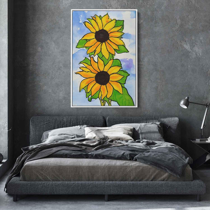 Line Art Sunflower #222 - Kanvah