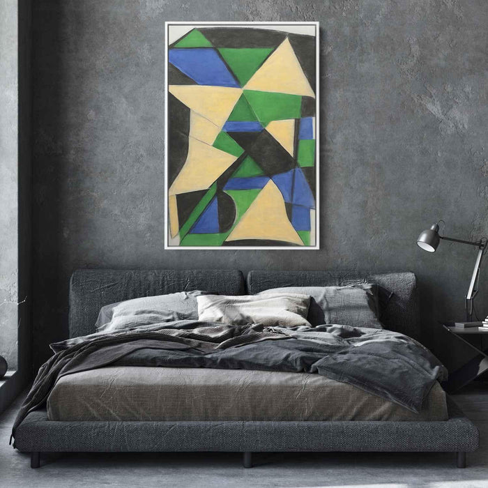 Pastel Bauhaus Triangles #221 - Kanvah