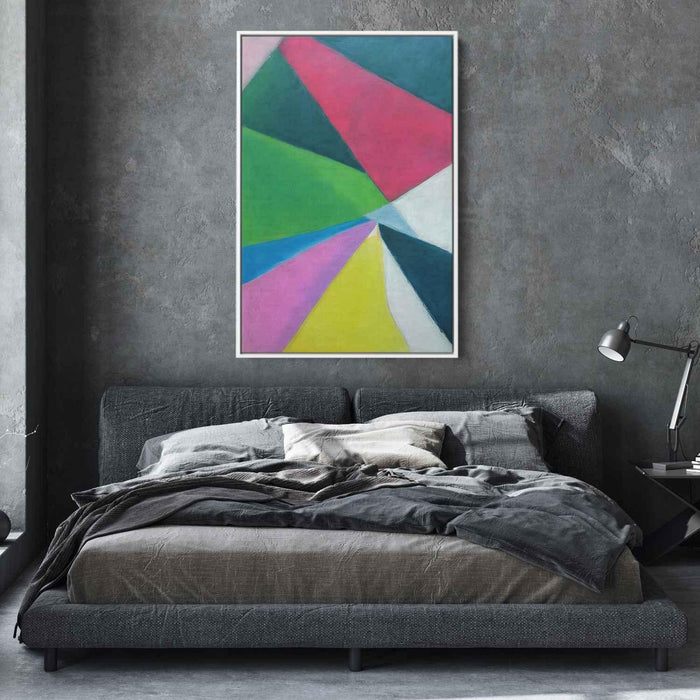 Pastel Bauhaus Triangles #222 - Kanvah