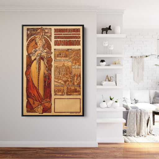 Austria by Alphonse Mucha - Canvas Artwork