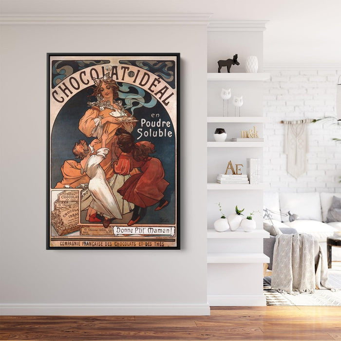 Chocolat Ideal by Alphonse Mucha - Canvas Artwork