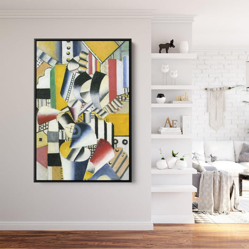 Contrast of Forms by Fernand Leger - Canvas Artwork