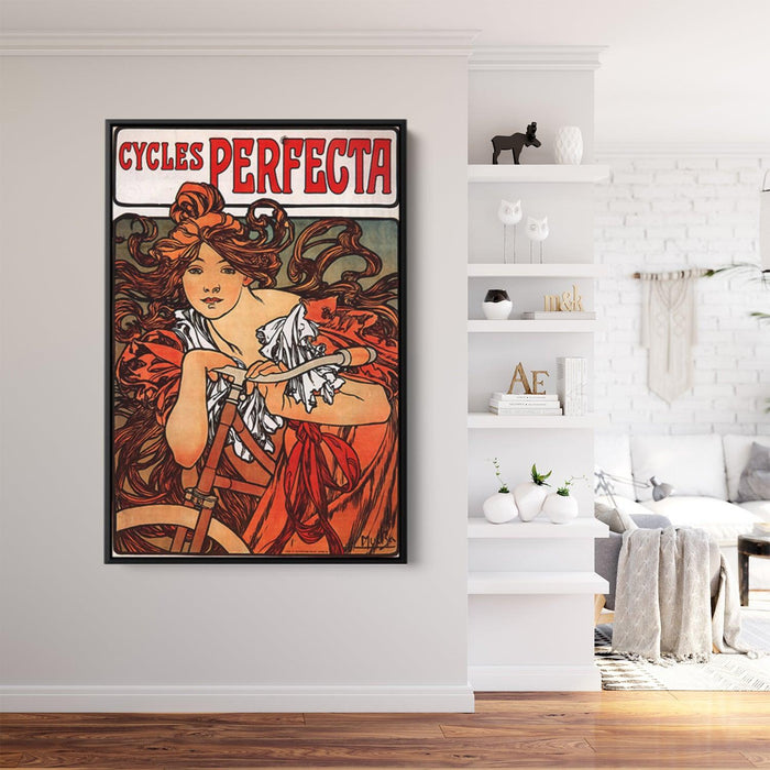 Cycles Perfecta by Alphonse Mucha - Canvas Artwork