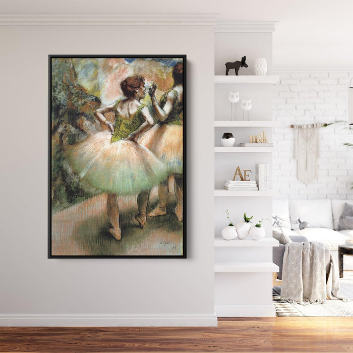 Dancers, Pink and Green by Edgar Degas - Canvas Artwork
